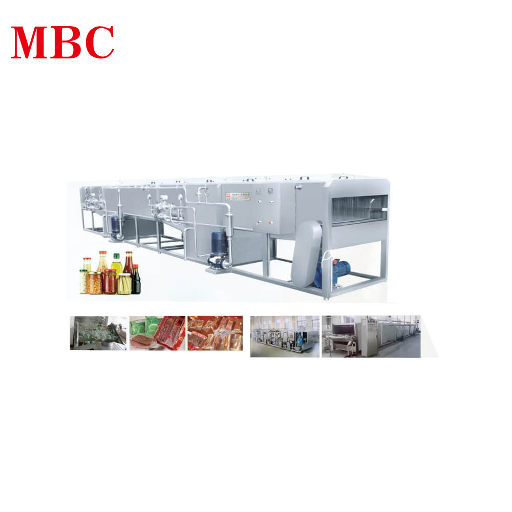 Continuous Spraying Pasteurization And Cooling Produciotn Line