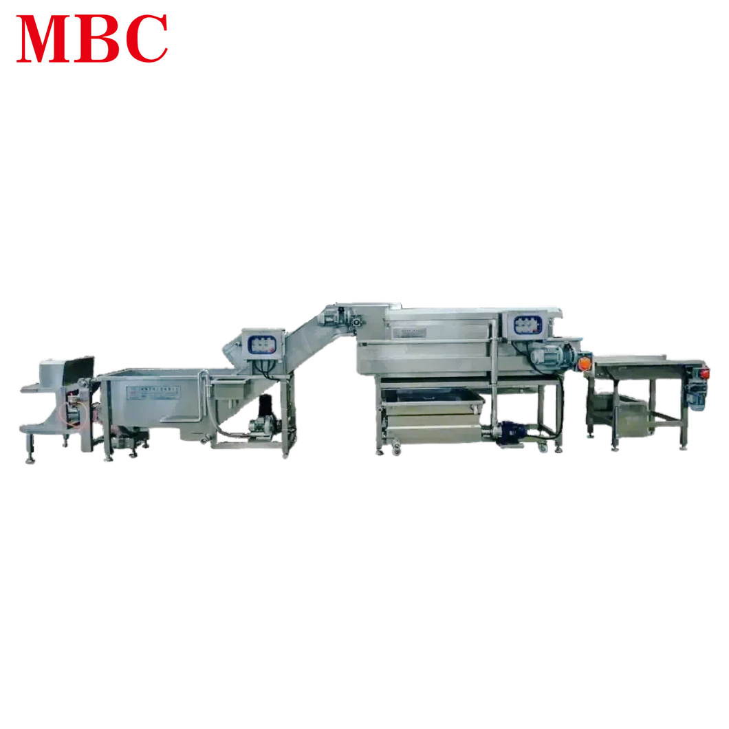 Pineapple cleaning line