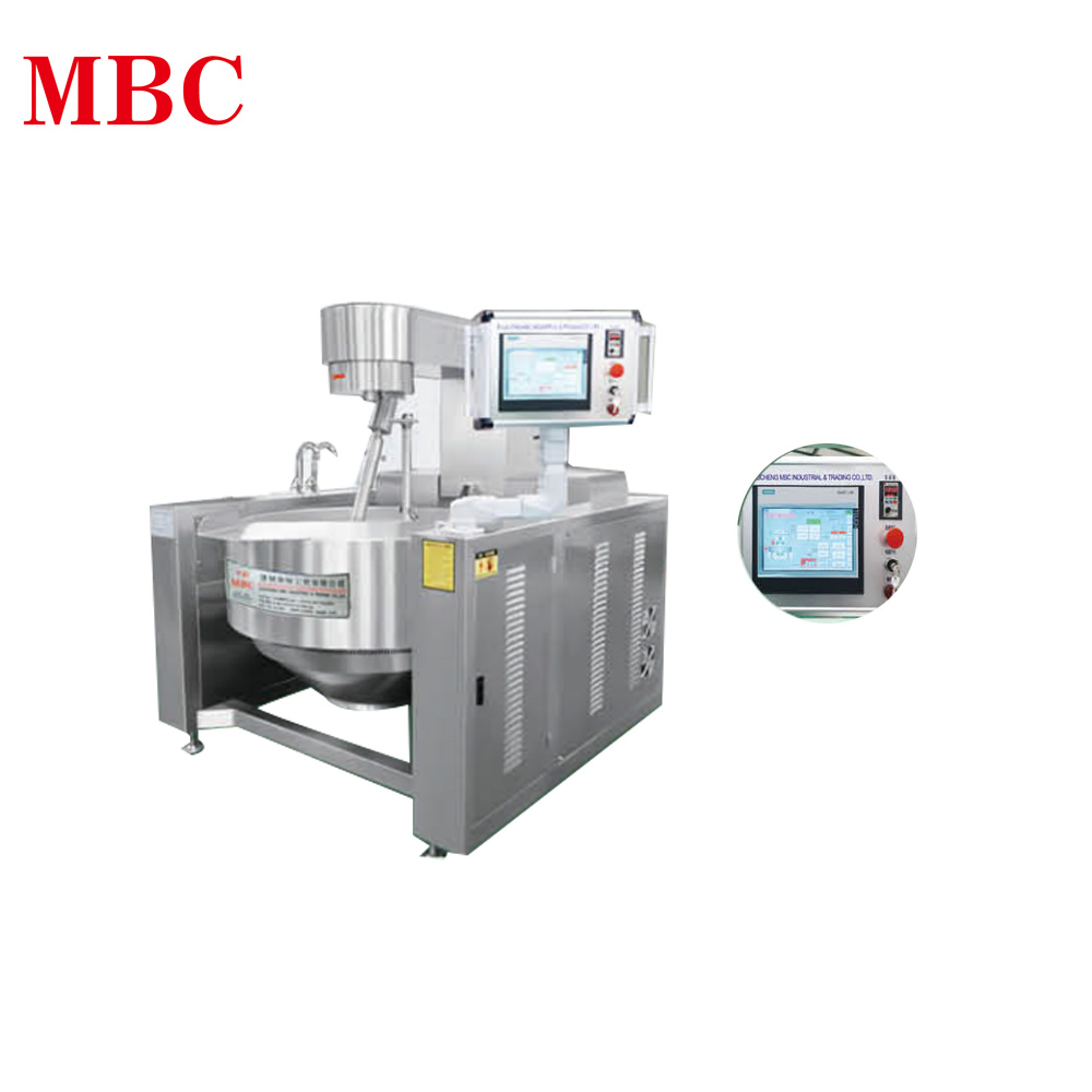 Electromagnetic fully automatic high viscosity planetary stirring cooking kettle