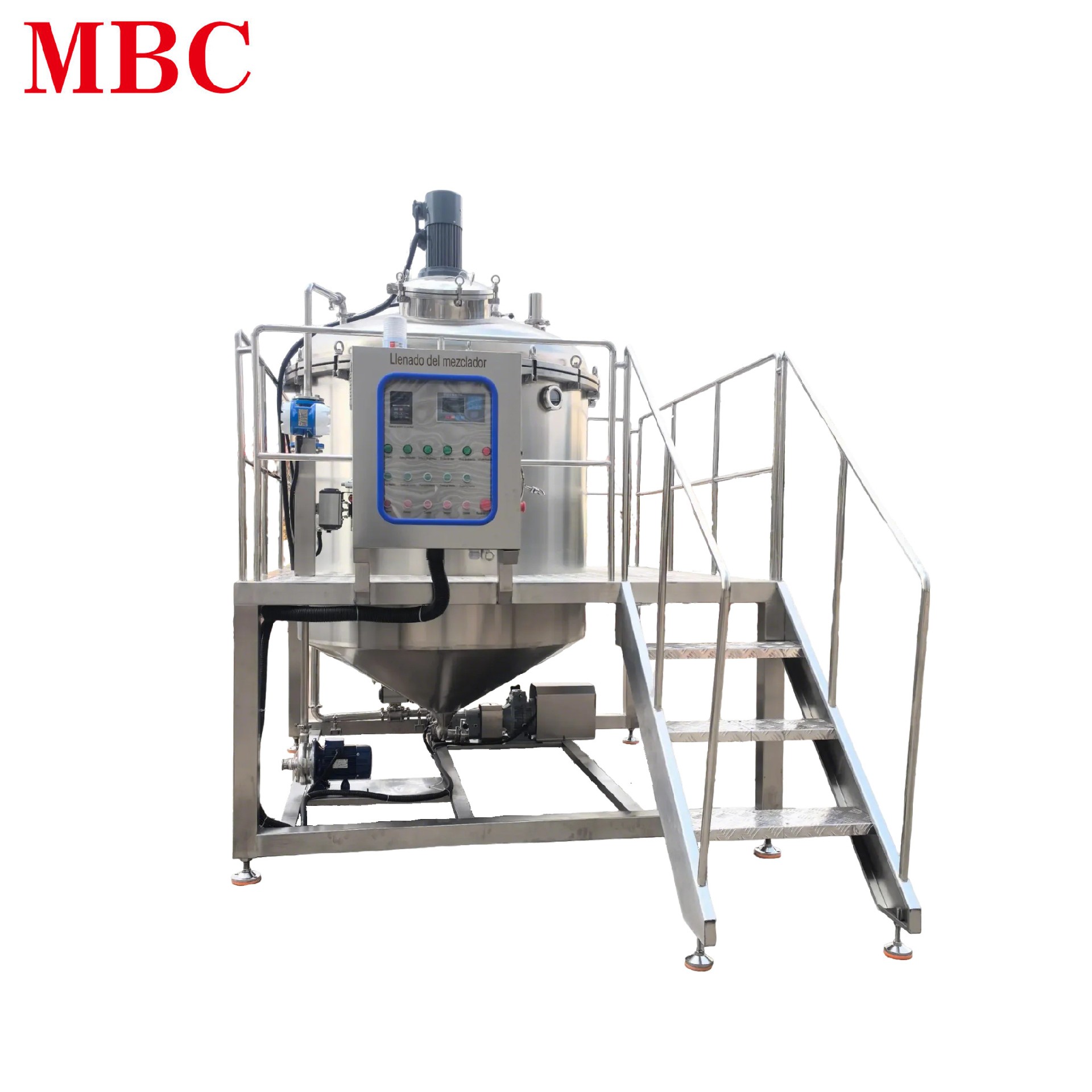 Tomato sauce mixing tank